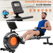 Rudergerät für Zuhause 16 Widerstandsstufen Magnetisches Rudergeräte LCD-Monitor