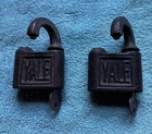 2 VINTAGE YALE & TOWNE PADLOCKS with KEYS BOTH WORK  EARLY 1900s — photo 3