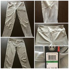 Under Armour GIrls Youth Large L Heatgear Crop Leggings Gray Compression NWT