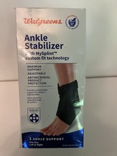Walgreens Ankle Stabilizer Max Support Adjustable Ultra Plush 1 Size