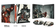Steelbook Marvel's The Avengers (4K / Blu-ray + Digital) New