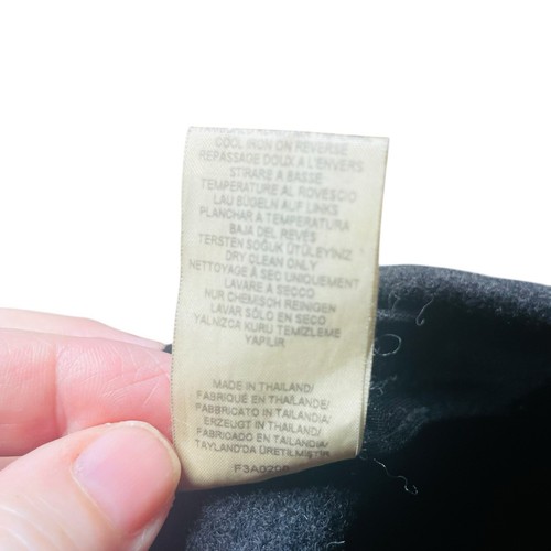 MUJI USA 100% Black Wool Lamb Newsboy Cap Hat Cabbie Golf Punk - Picture 11 of 11