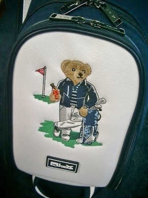 POLO Ralph Lauren RLX Pin Flag Teddy Bear Synthetic Fabric Golf