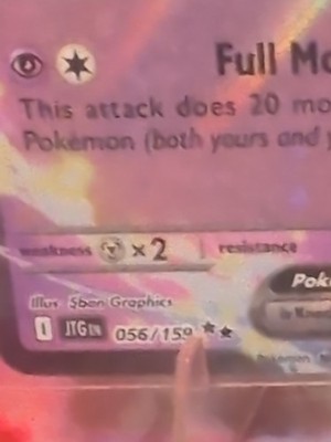 Pokémon Lillie's Clefairy EX 190 HP Double Rare Holo 056/159
