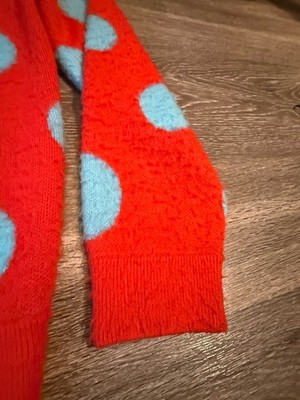 Supreme Brushed Polka Dot Cardigan SS 2020 Formal Streetwear Red