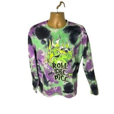 Disney Tim Burton  s The Nightmare Before Christmas Graphic Sweatshirt Green S