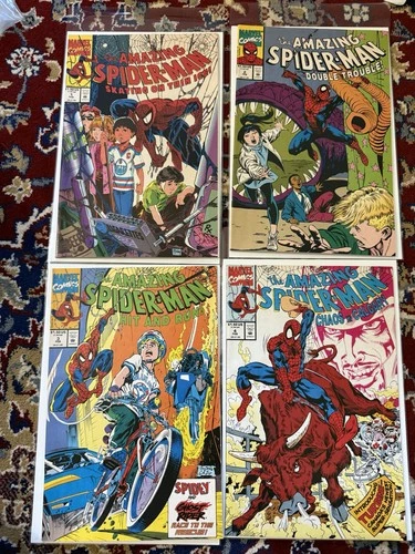 Amazing Spider-Man 1-4. 1993 Mcfarlane. Skating On Thin Ice. 9.0 Vf/nm Or Better