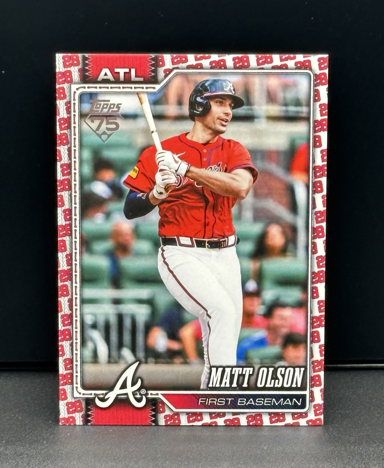 2026 Topps #39 Matt Olson Player Number Border Variation SP Atlanta Braves 39