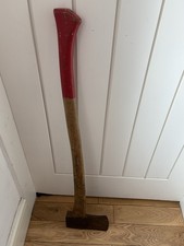Proper Good Vintage Hickory Felling Axe USA