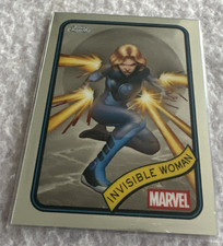 2025 Topps Chrome Marvel Invisible Woman Refractor Parallel Fantastic Four #174