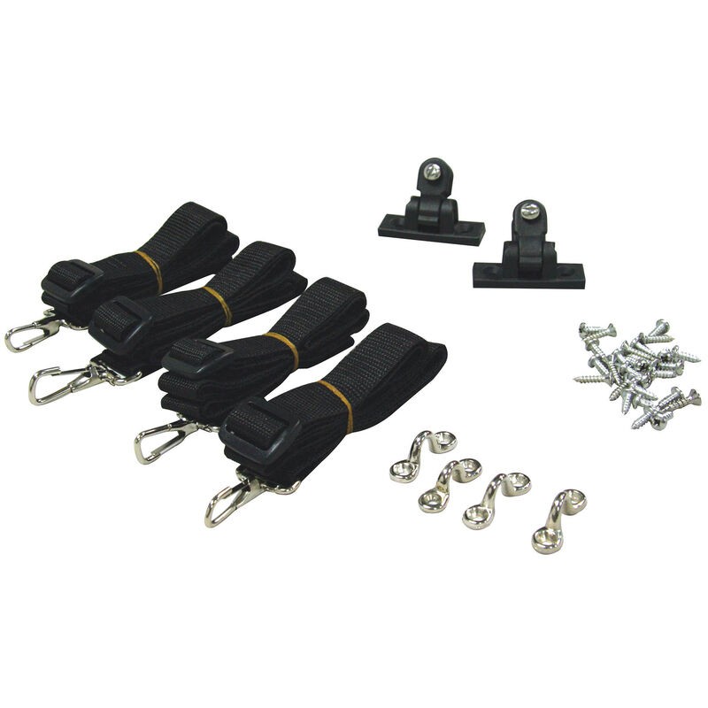 SHADEMATE OV80254 BIMINI TOP 3 BOW ALUMINUM FRAME ONLY 6'L X 46"H 73"-78" W BOAT