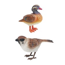 Realistic Bird Figure Bird Figurines DIY Crafts Early Educational Handpainted