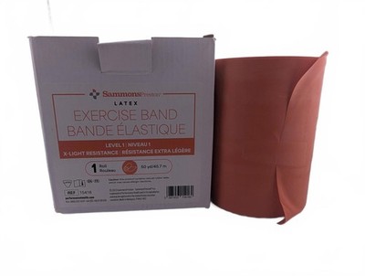 Sammons Preston Latex Übungsband Level 1 X-Licht Widerstand 50 Yard Rolle