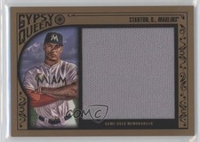2015 Topps Gypsy Queen Jumbo Relics Gold 20/25 Giancarlo Stanton #GJR-GS z5i