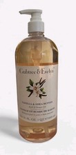 CRABTREE & EVELYN Vanilla Shea Butter Bath & Shower Gel Jumbo 33.8 fl oz Pump 0.89 per gallon