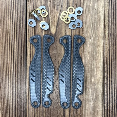 4 pcs Carbon Fiber Scales with 1.5*6mm Groove For Leatherman Charge TTI Plus