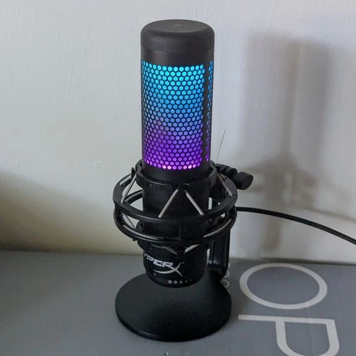 HyperX QuadCast S RGB USB Condenser Microphone for PC/PlayStation
