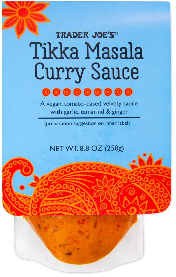 Salsa de curry vegana Trader Joe's Tikka Masala - 8,8 oz. - Pack de 4