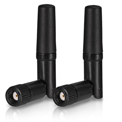 Eightwood Small WiFi Antenna Dual Band 2.4GHz 5GHz RP-SMA 2-pack antenna 