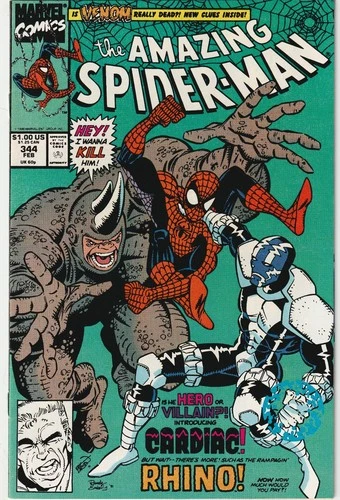 Amazing Spider-Man  #344, 1991, NM-
