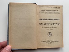 Antico libretto - Compendio di clinica terapeutica delle malattie nervose - 1920