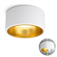 Olino Aufbau Deckenlampe Weiß Rund GX53 Led 230 Volt 5W Lumiflex Lichtfarbe Warm