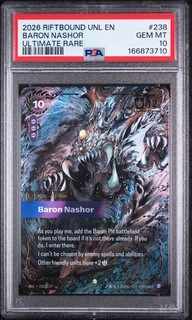2026 RIFTBOUND: LEAGUE OF LEGENDS UNL UNLEASHED #238 BARON NASHOR PSA 10