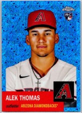 2022 Topps Chrome Platinum Blue Mini-Diamond Refractor #282 Alek Thomas #/199 RC