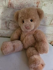 1985 GUND Baby Bunky Teddy Bear Plush Stuffed Animal Tan Brown 