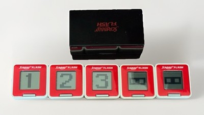Scrabble Flash Game Electronic Black Word Case Hasbro 2010 Needs Batteries