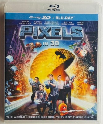 Pixels (2015) (Sci-Fi Action Comedy) Adam Sandler - 3D-BD +BD (New / Sealed)