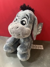 Disney Winnie the Pooh EEYORE Big Feet 10  Plush Toy NWT, pink ears, very cute