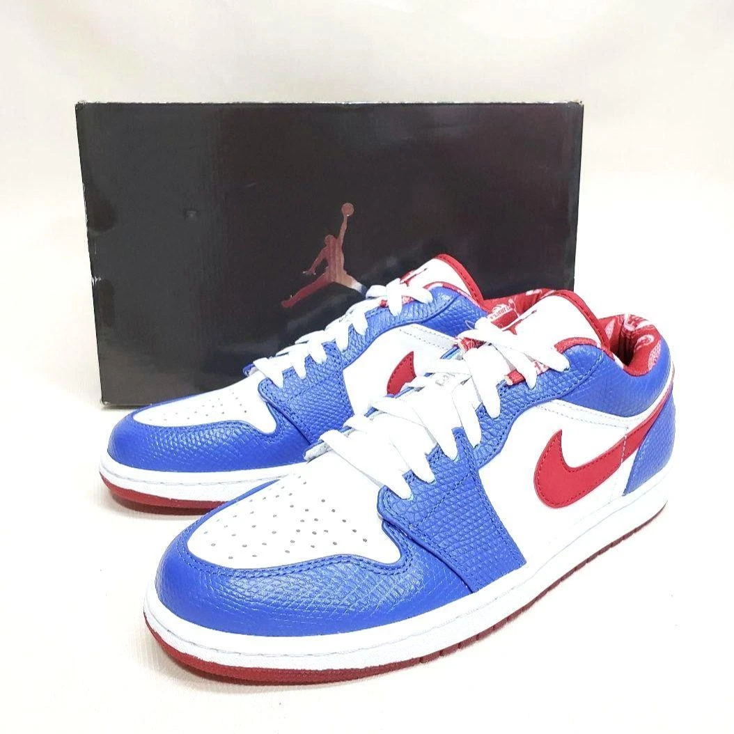 Air Jordan 1 Retro Low East Side Shoes Men\'s 11.5 White Blue Athletic Sneakers Jordan 11 Retro Low  main image 4