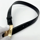 Gucci Tom Ford Era Vintage Leather Belt 1996 in Archive Style
