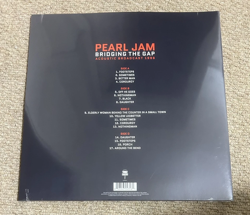 PEARL JAM - Bridging The Gap 2LP - ALT/INDIE New Sealed - Image 2 of 2