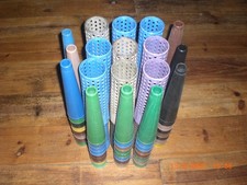 74 ASSORTED COLOURS, & SIZES YARN CONES, WOOL WINDING CRAFTS SAPLING PROTECTION?