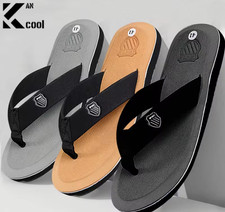 Mens Flip Flops Thong Sandals Shower Beach Slider Slip On Summer Casual Slipper