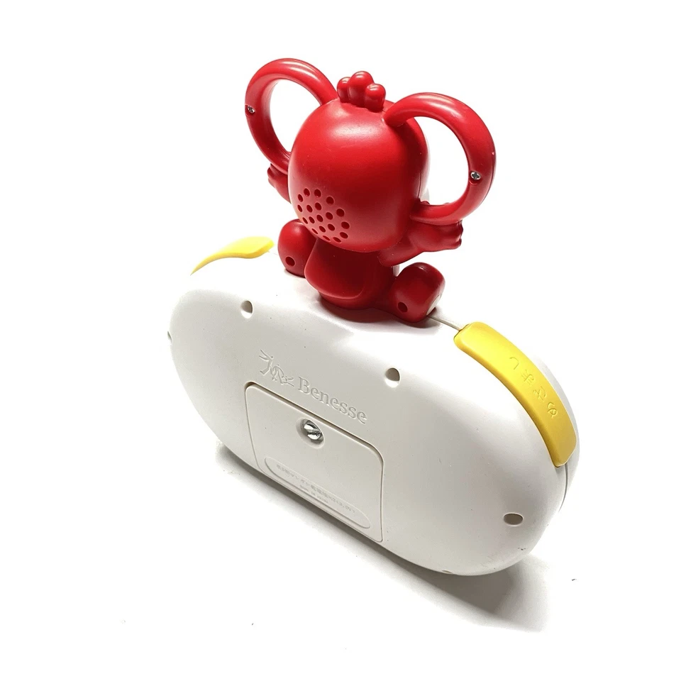 Benesse Corasho table Clock Digital Analog retro vintage blue plastic pre-owned - Image 3 of 4