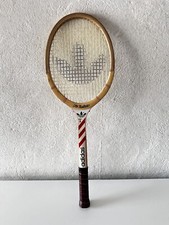 Adidas Ilie Nastase Holz Tennisschläger Rack...