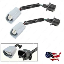 2pcs H13 9008 Extension Wiring Harness For LED Fog Light High/Low Beam Headlamps