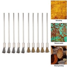 Heavy Duty Wire Brushes for Deep Cleaning 3mm Shank 100mm Length (Pack of 5)