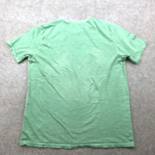 Lucky Brand Shirt Mens Large Green Short Sleeve Happy Days Are Beer Again - Picture 6 of 8