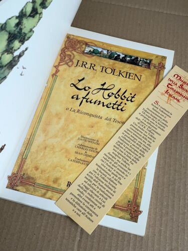 J.R.R. Tolkien - LO HOBBIT A FUMETTI illustrazioni David Wenzel - Rusconi 1997 - Foto 6 di 9