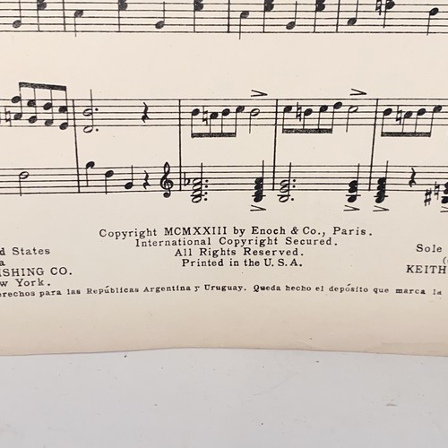 Antique 1923 Night In The Woods Sheet Music Fox Trot by Harold DeBozi - Picture 5 of 11