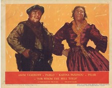 FOR WHOM THE BELL TOLLS Original Lobby Card 7 Gary Cooper Ingrid Bergman 1943
