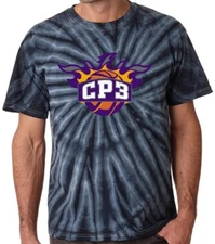 Tie-Dye Phoenix Suns Chris Paul CP3 Logo T-Shirt