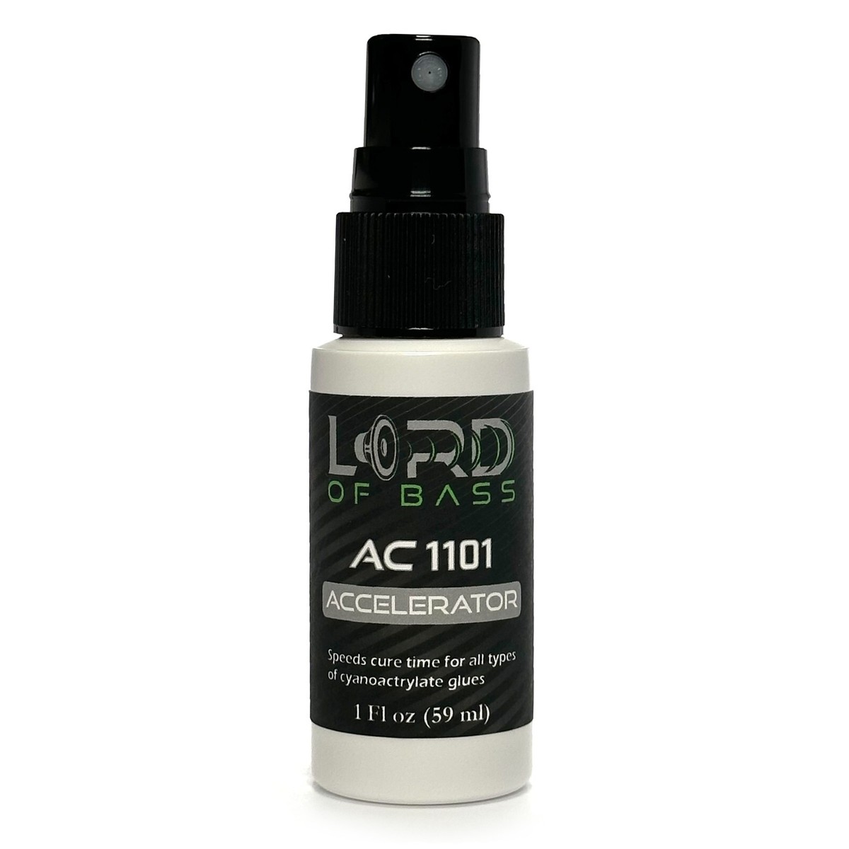 Lord Of Bass Clear Rubber Toughened CA Glue – Medium-Thin Cyanoacrylate For Speakers & Repairs (1oz)