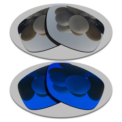 US Silver&Deep Blue Lenses Replacement For-Oakley Jupiter Squared ...