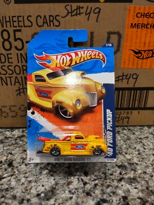 40 Ford Pickup 🔥HW Drag Racers 🔥Hot Wheels🔥 Yellow 🟡🔥 Vhtf | eBay