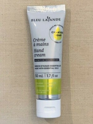 Bleu Lavande Lavender-Hemp Hand Cream 50 ml / 1.7 fl oz New Sealed Free Ship
